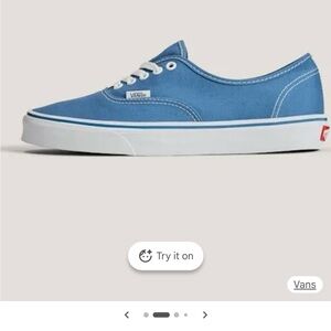 Vans Authentic Skate Shoes Classic Blue Sneakers